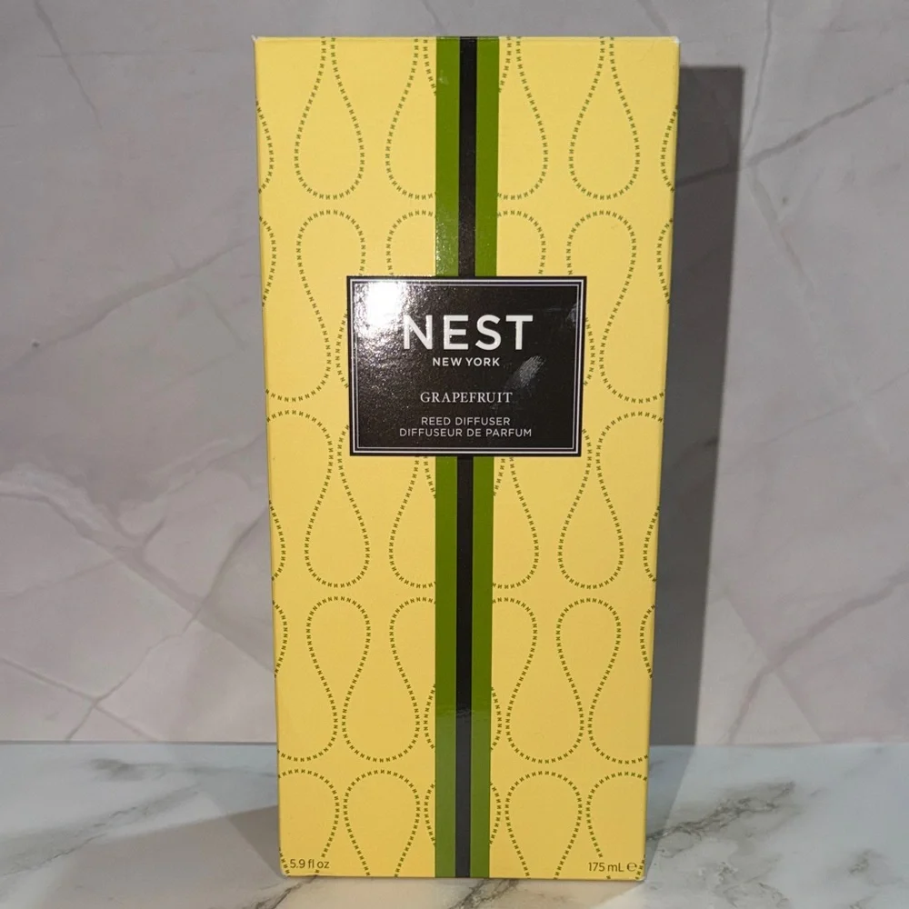 NEST New York Grapefruit Reed Diffuser+Votive Candle Bundle F/S NEW IN BOXES!